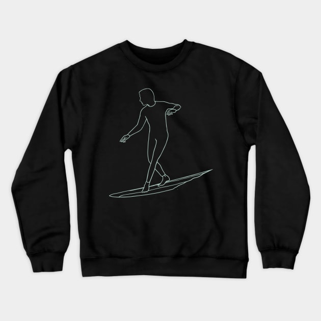 Step Lightly Crewneck Sweatshirt by StephenBibbArt